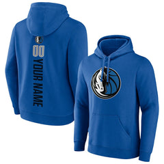 NBA - Dallas Mavericks Playmaker Personalized Name & Number Pullover Hoodie - Blue