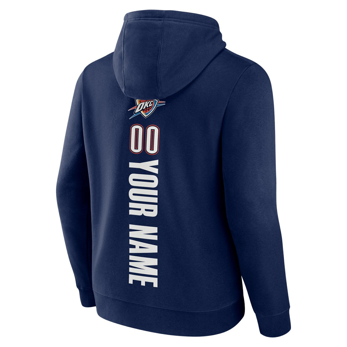 NBA - Oklahoma City Thunder Playmaker Personalized Name & Number Pullover Hoodie - Navy