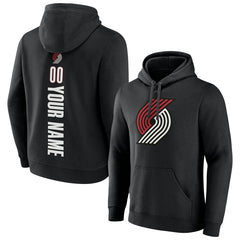 NBA - Portland Trail Blazers Playmaker Personalized Name & Number Pullover Hoodie - Black