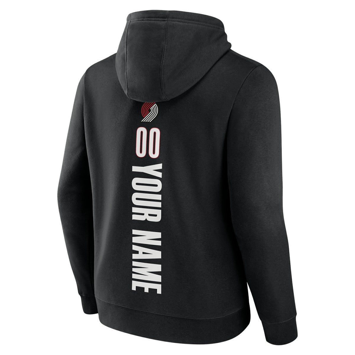 NBA - Portland Trail Blazers Playmaker Personalized Name & Number Pullover Hoodie - Black