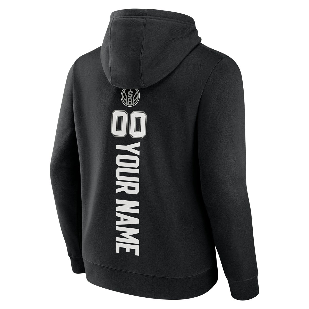 NBA - San Antonio Spurs Playmaker Personalized Name & Number Pullover Hoodie - Black