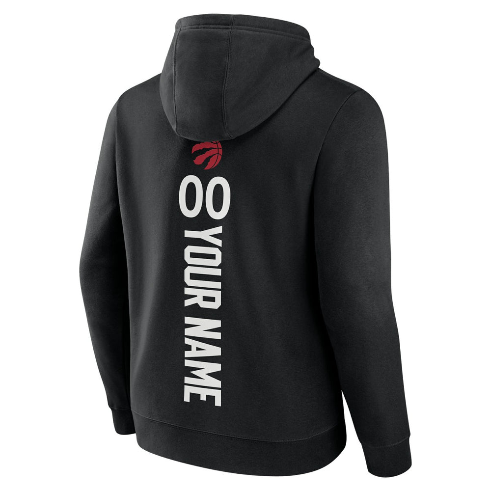 NBA - Toronto Raptors Playmaker Personalized Name & Number Pullover Hoodie - Black