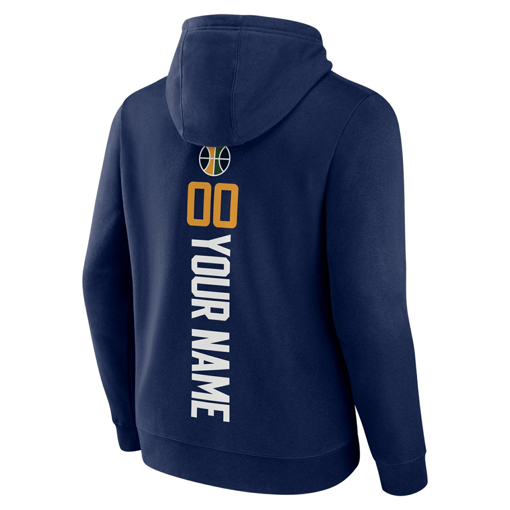 NBA - Utah Jazz Playmaker Personalized Name & Number Pullover Hoodie - Navy
