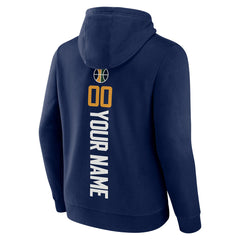 NBA - Utah Jazz Playmaker Personalized Name & Number Pullover Hoodie - Navy
