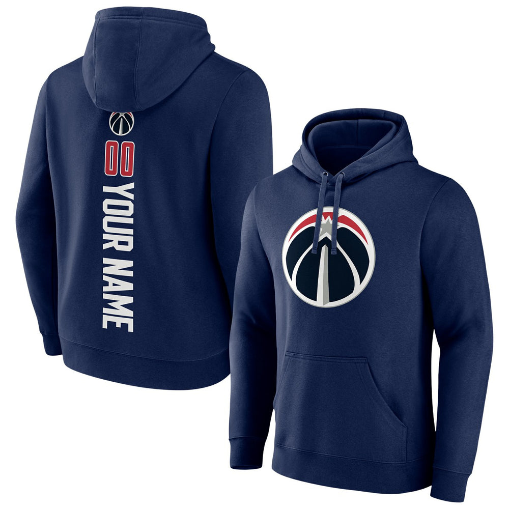 NBA - Washington Wizards Playmaker Personalized Name & Number Pullover Hoodie - Navy