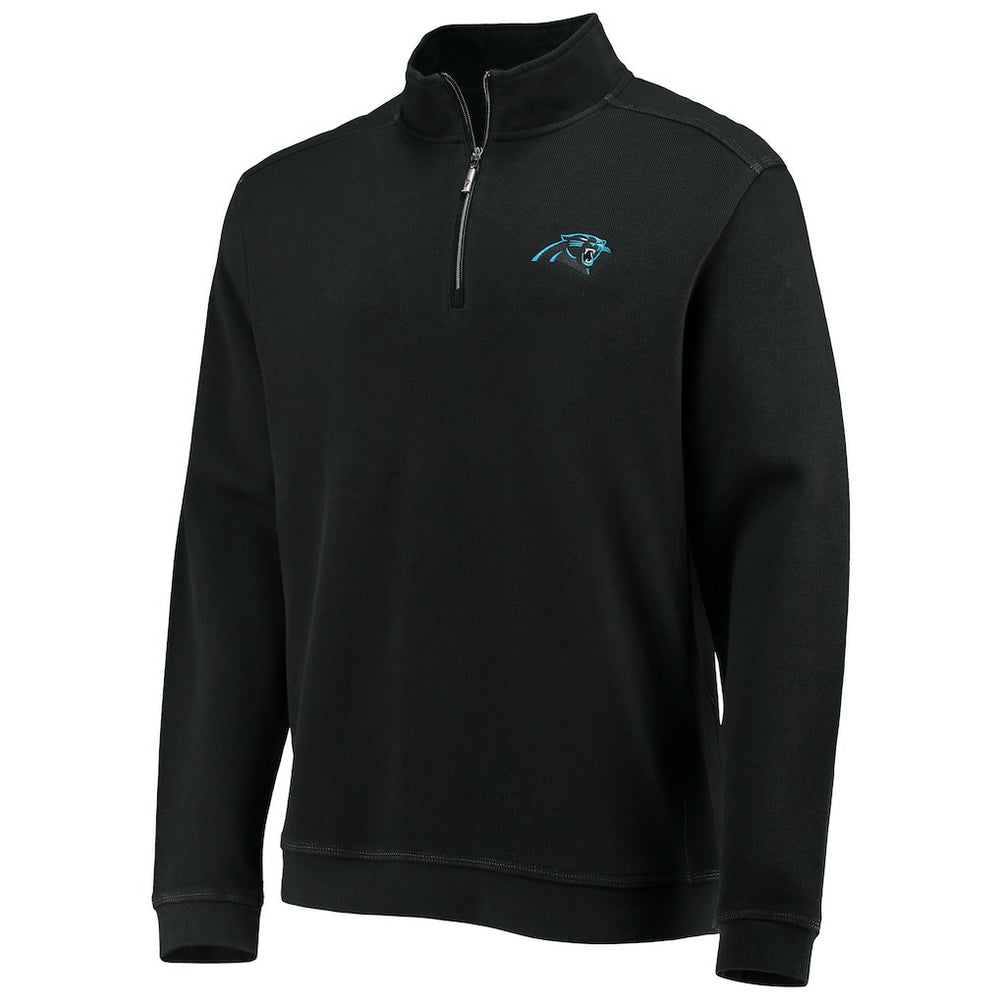 Carolina Panthers Nassau Half-Zip Jacket Black - Tommy Bahama