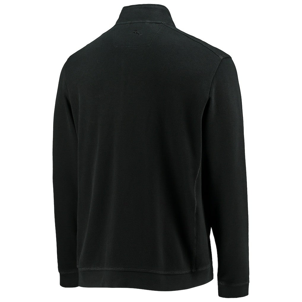Carolina Panthers Nassau Half-Zip Jacket Black - Tommy Bahama