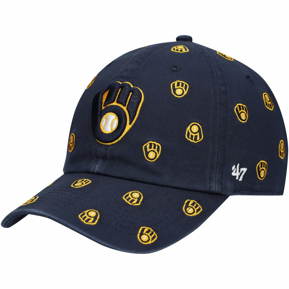 Milwaukee Brewers '47 Women's Confetti Clean Up Adjustable Hat On Sale