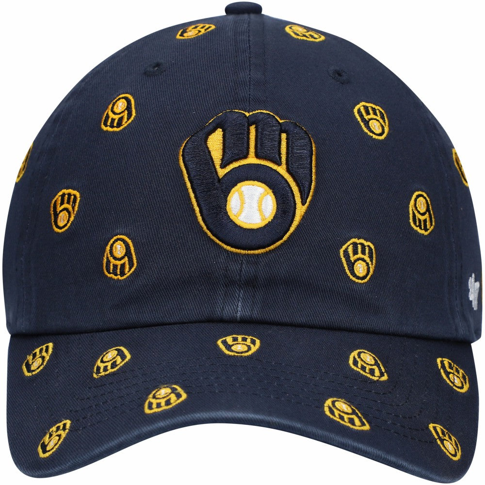 Milwaukee Brewers '47 Women's Confetti Clean Up Adjustable Hat On Sale