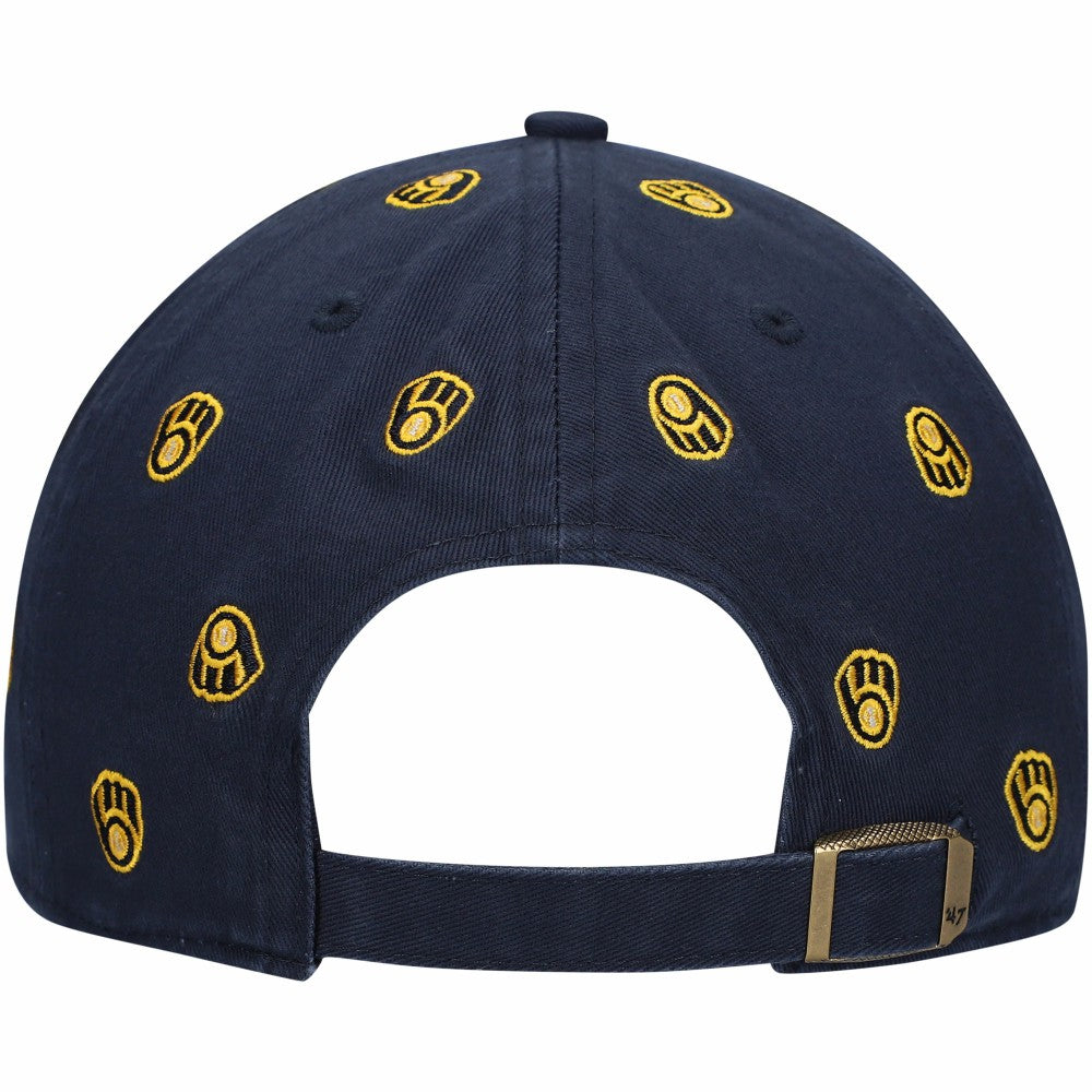 Milwaukee Brewers '47 Women's Confetti Clean Up Adjustable Hat On Sale