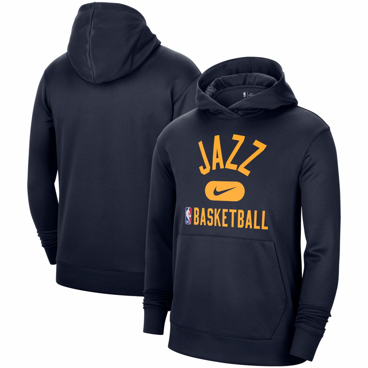 Nike - Utah Jazz 2021-2022 Spotlight On Court Performance Practice Pullover Hoodie - Navy