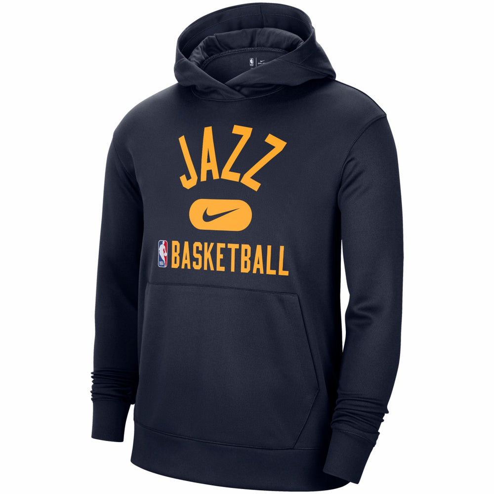 Nike - Utah Jazz 2021-2022 Spotlight On Court Performance Practice Pullover Hoodie - Navy