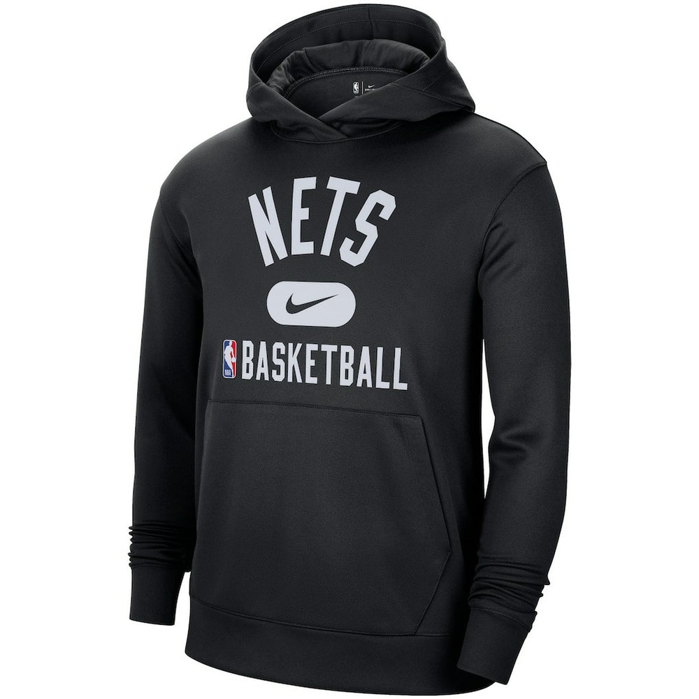 Nike - Brooklyn Nets 2021-2022 Spotlight On Court Performance Practice Pullover Hoodie - Black