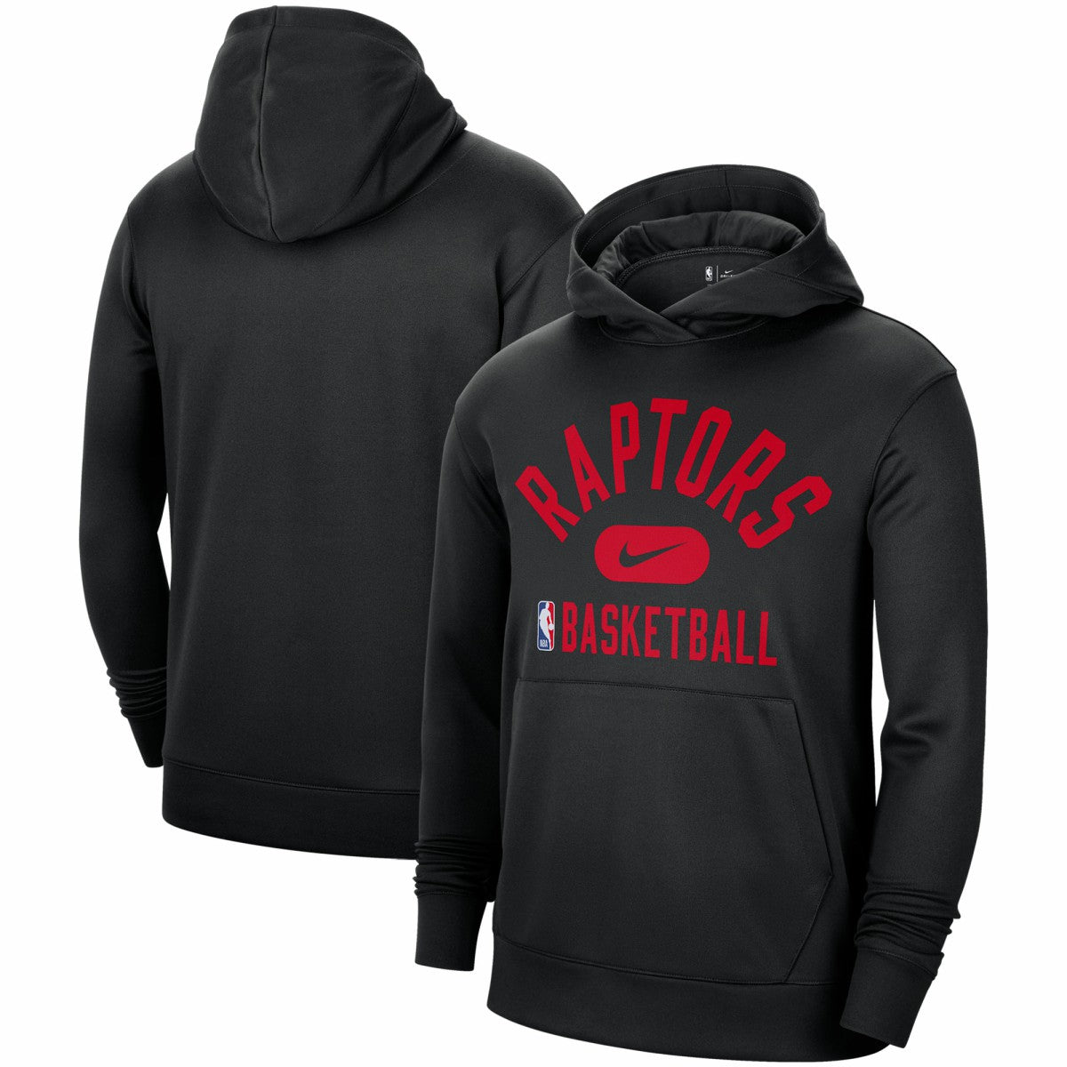 Nike - Toronto Raptors 2021-2022 Spotlight On Court Performance Practice Pullover Hoodie - Black