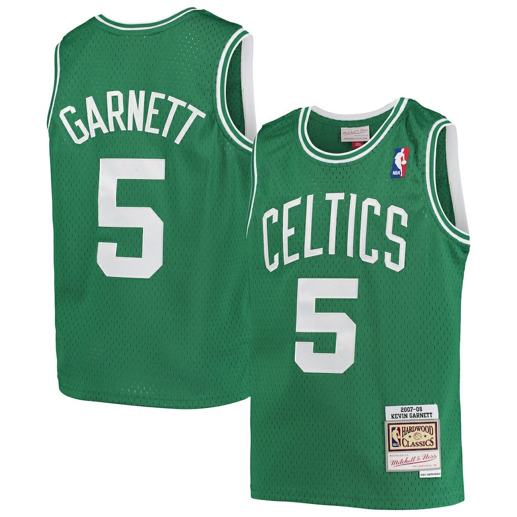 Mitchell & Ness - Kevin Garnett Boston Celtics Youth 2007/08 Hardwood Classics Swingman Jersey - Kelly Green