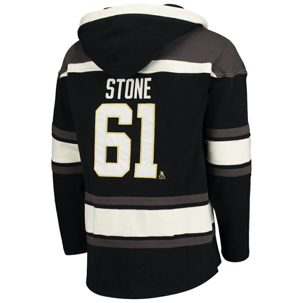 Mark Stone Vegas Golden Knights '47 Player Name & Number Lacer Pullover Hoodie Black