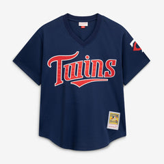 David Ortiz Minnesota Twins Mitchell & Ness 2002 Cooperstown Collection Mesh Batting Practice Jersey for sale