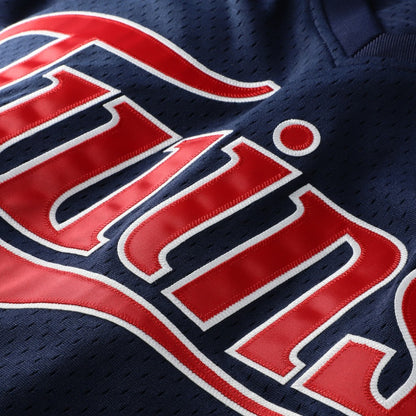 David Ortiz Minnesota Twins Mitchell & Ness 2002 Cooperstown Collection Mesh Batting Practice Jersey - Navy | MLB Jerseys