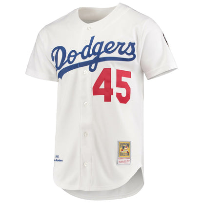 Pedro Martinez Los Angeles Dodgers Mitchell & Ness 1993 Cooperstown Collection Home Authentic Jersey - White | MLB Jerseys