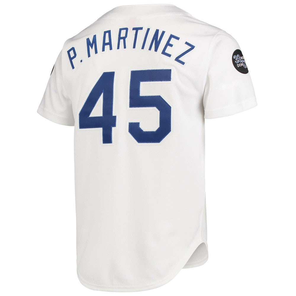 Pedro Martinez Los Angeles Dodgers Mitchell & Ness 1993 Cooperstown Collection Home Authentic Jersey - White | MLB Jerseys
