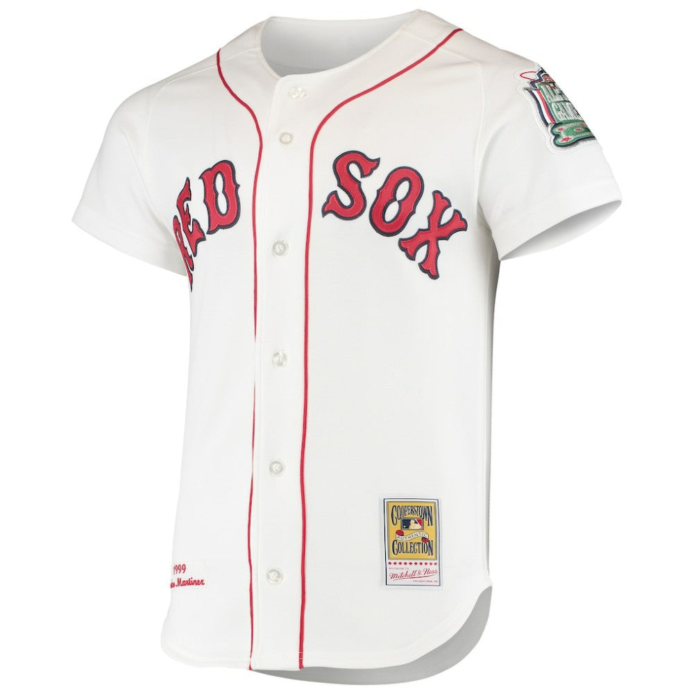 Pedro Martinez Boston Red Sox Mitchell & Ness 1999 Cooperstown Collection Home Authentic Jersey - White | MLB Jerseys
