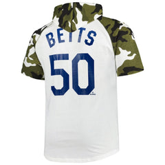 Mookie Betts Los Angeles Dodgers Player Big & Tall Raglan Hoodie T-Shirt Clearance