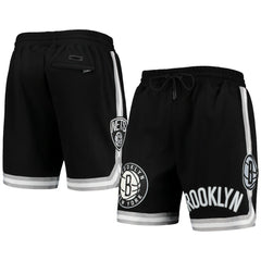 NBA - Brooklyn Nets Pro Standard Chenille Shorts - Black