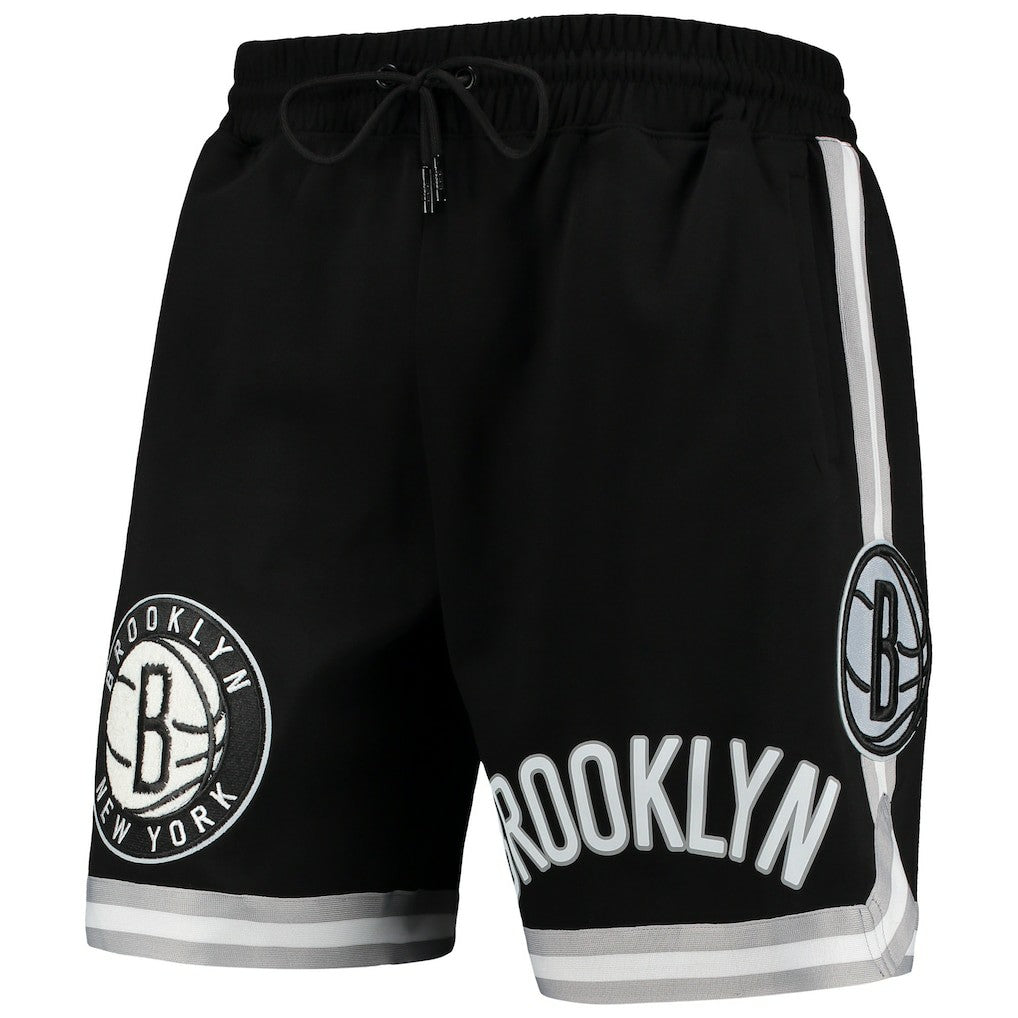NBA - Brooklyn Nets Pro Standard Chenille Shorts - Black