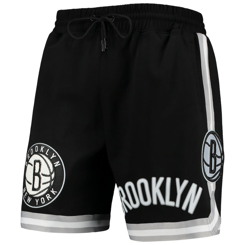 NBA - Brooklyn Nets Pro Standard Chenille Shorts - Black