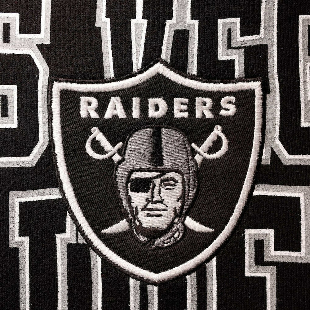 Las Vegas Raiders '47 Double Block Pullover Hoodie Black - 47 brand