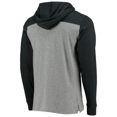New Orleans Saints '47 Franklin Wooster Throwback Long Sleeve Hoodie T-Shirt Heathered Gray - 47 brand