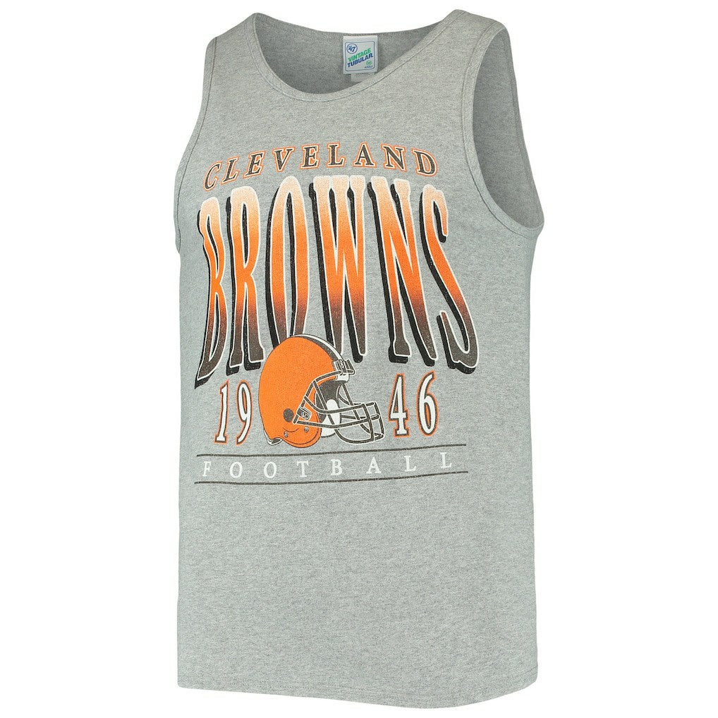 Cleveland Browns '47 Home Opener Vintage Tank Top Heathered Gray - 47 brand