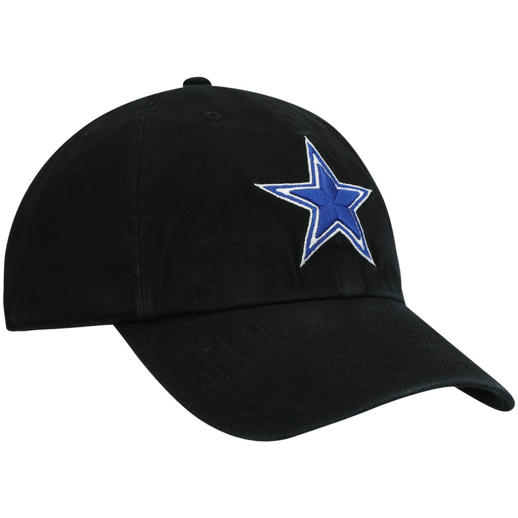 Dallas Cowboys '47 Primary Clean Up Adjustable Hat Black - 47 brand