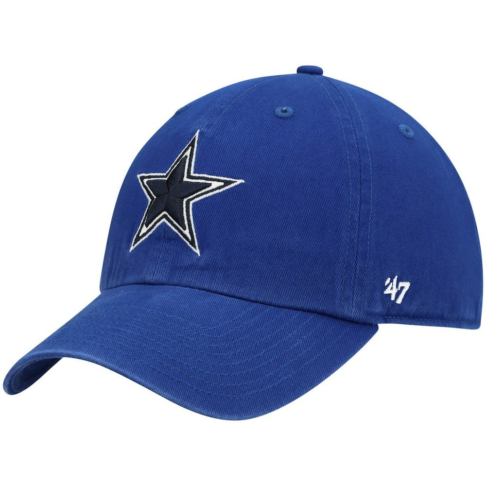 Dallas Cowboys '47 Primary Clean Up Adjustable Hat Royal - 47 brand