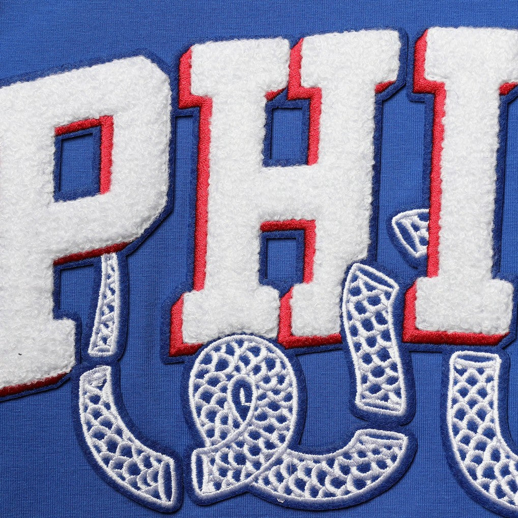 NBA - Philadelphia 76ers Pro Standard Chenille Team T-Shirt - Royal