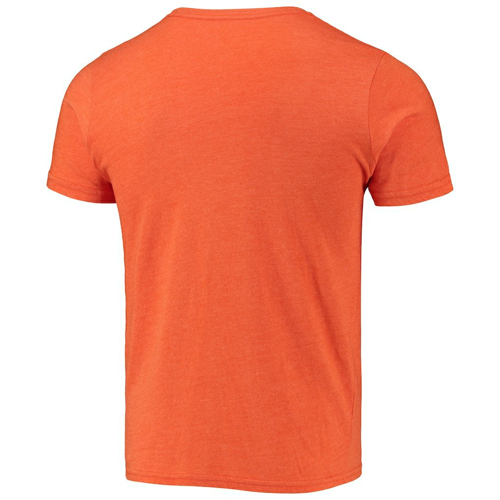 Cleveland Browns Field Goal Pocket Tri-Blend T-Shirt Heathered Orange - Fanatics
