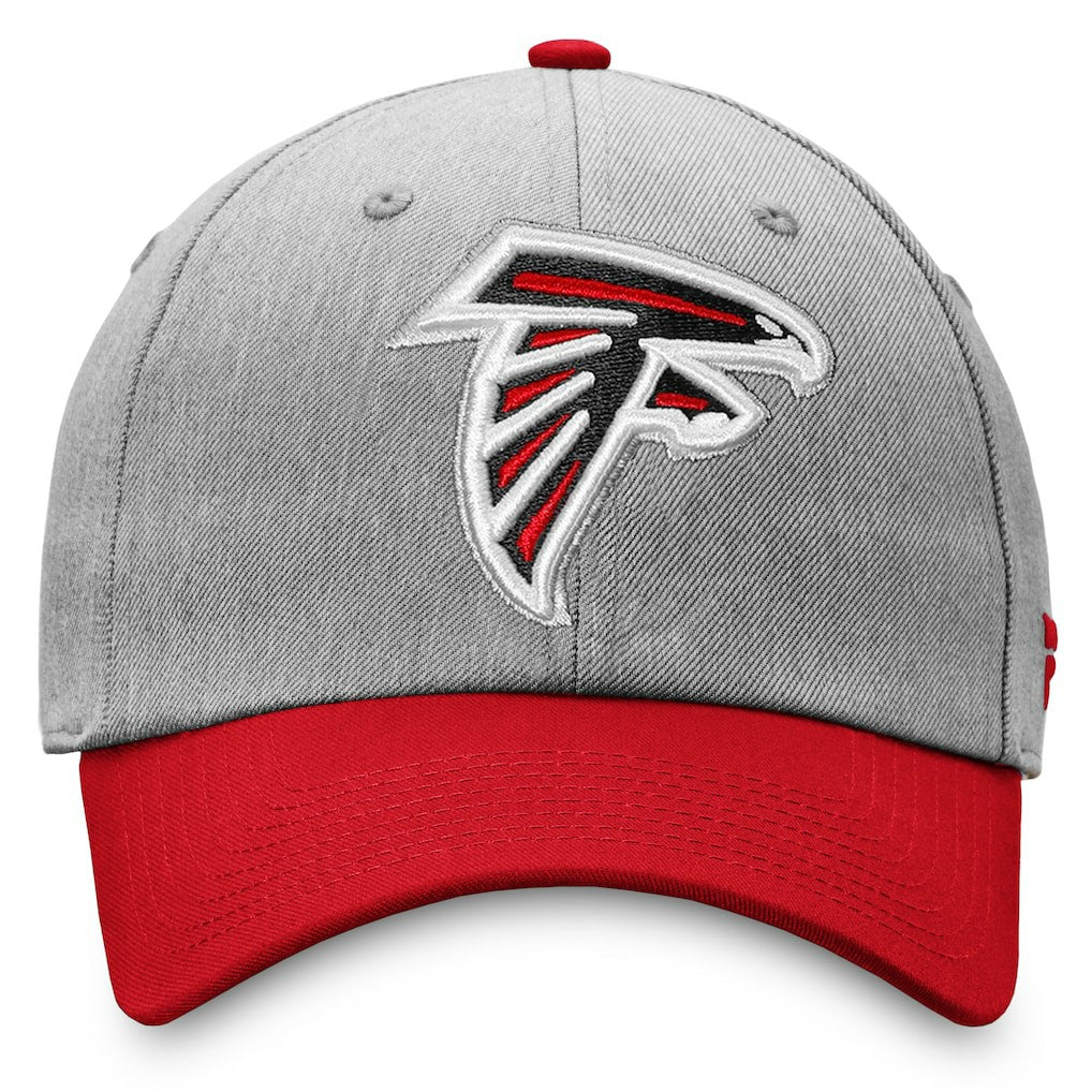 Atlanta Falcons Two-Tone Snapback Hat Heathered Gray/Red - Fanatics
