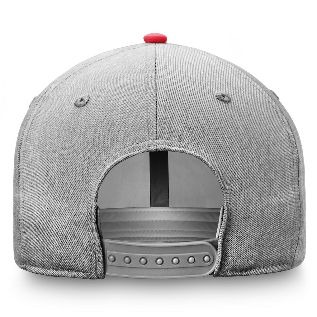 Atlanta Falcons Two-Tone Snapback Hat Heathered Gray/Red - Fanatics
