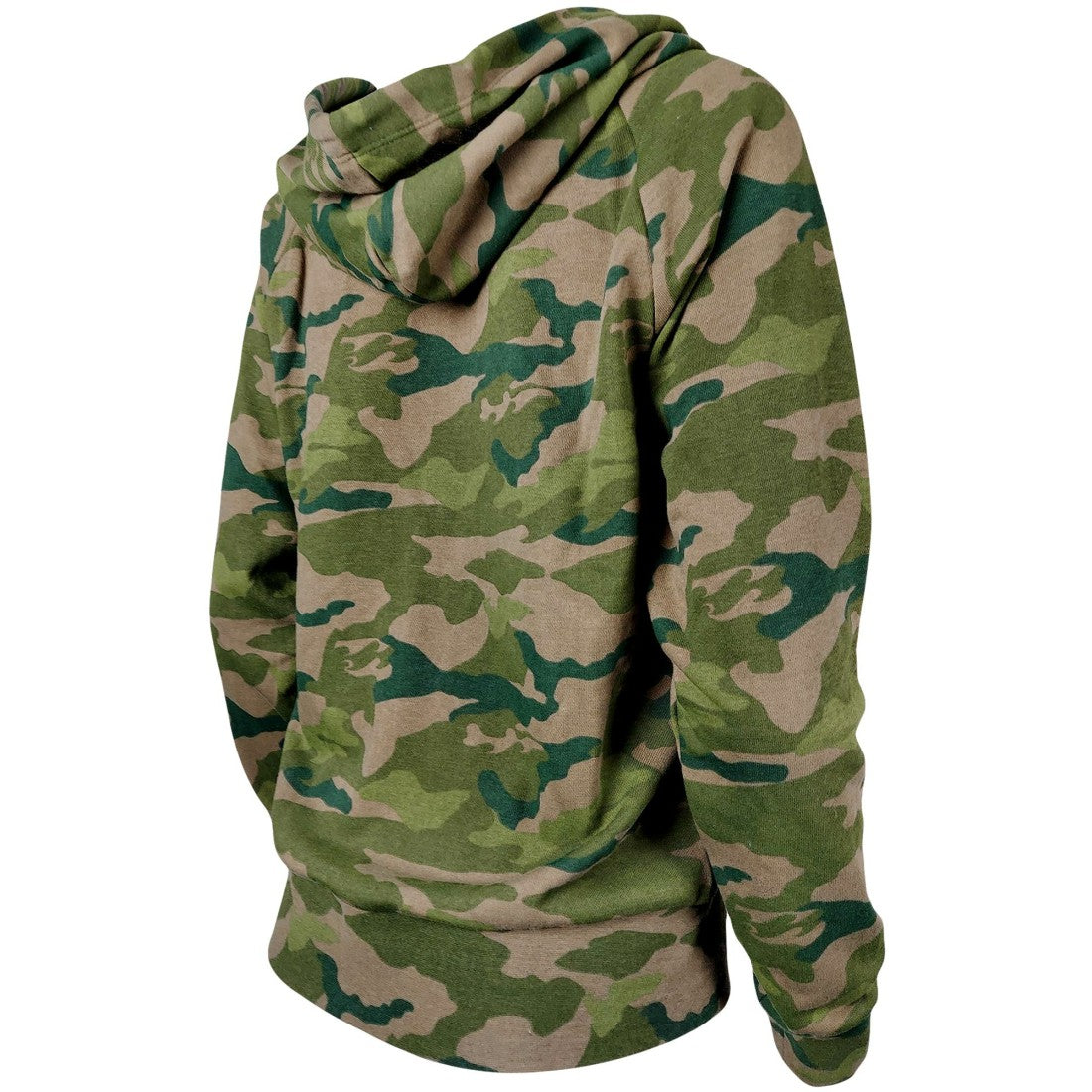 Tampa Bay Buccaneers New Era Women's Raglan Full-Zip Hoodie Camo - NFL