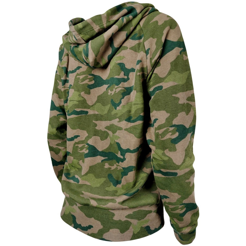 Tampa Bay Buccaneers New Era Women's Raglan Full-Zip Hoodie Camo - NFL