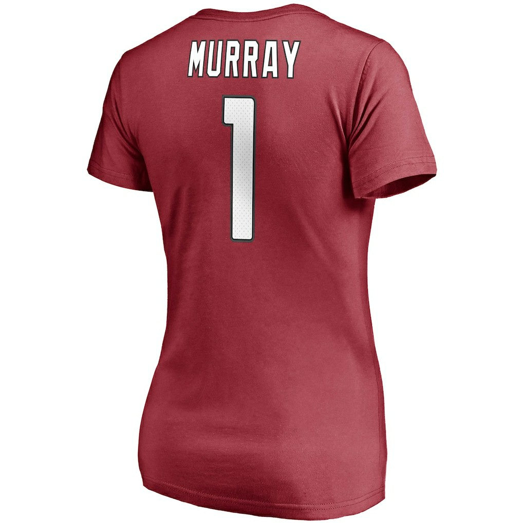 Kyler Murray Arizona Cardinals Women's Player Icon Name & Number V-Neck T-Shirt Cardinal - Fanatics