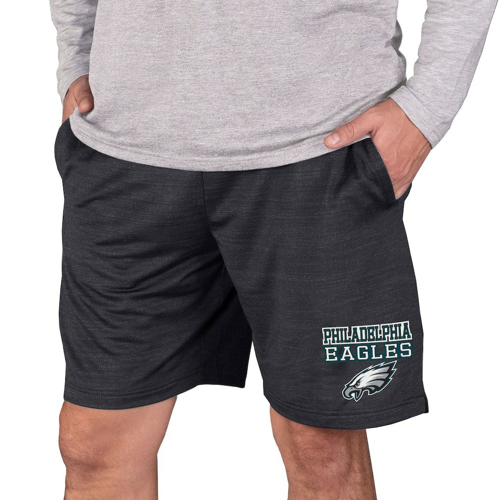 Philadelphia Eagles Concepts Sport Bullseye Knit Jam Shorts Charcoal - NFL