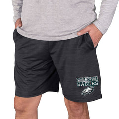 Philadelphia Eagles Concepts Sport Bullseye Knit Jam Shorts Charcoal - NFL