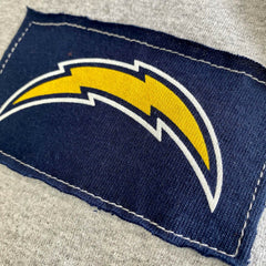 Los Angeles Chargers Refried Apparel Sustainable Angle Long Sleeve T-Shirt Gray - NFL