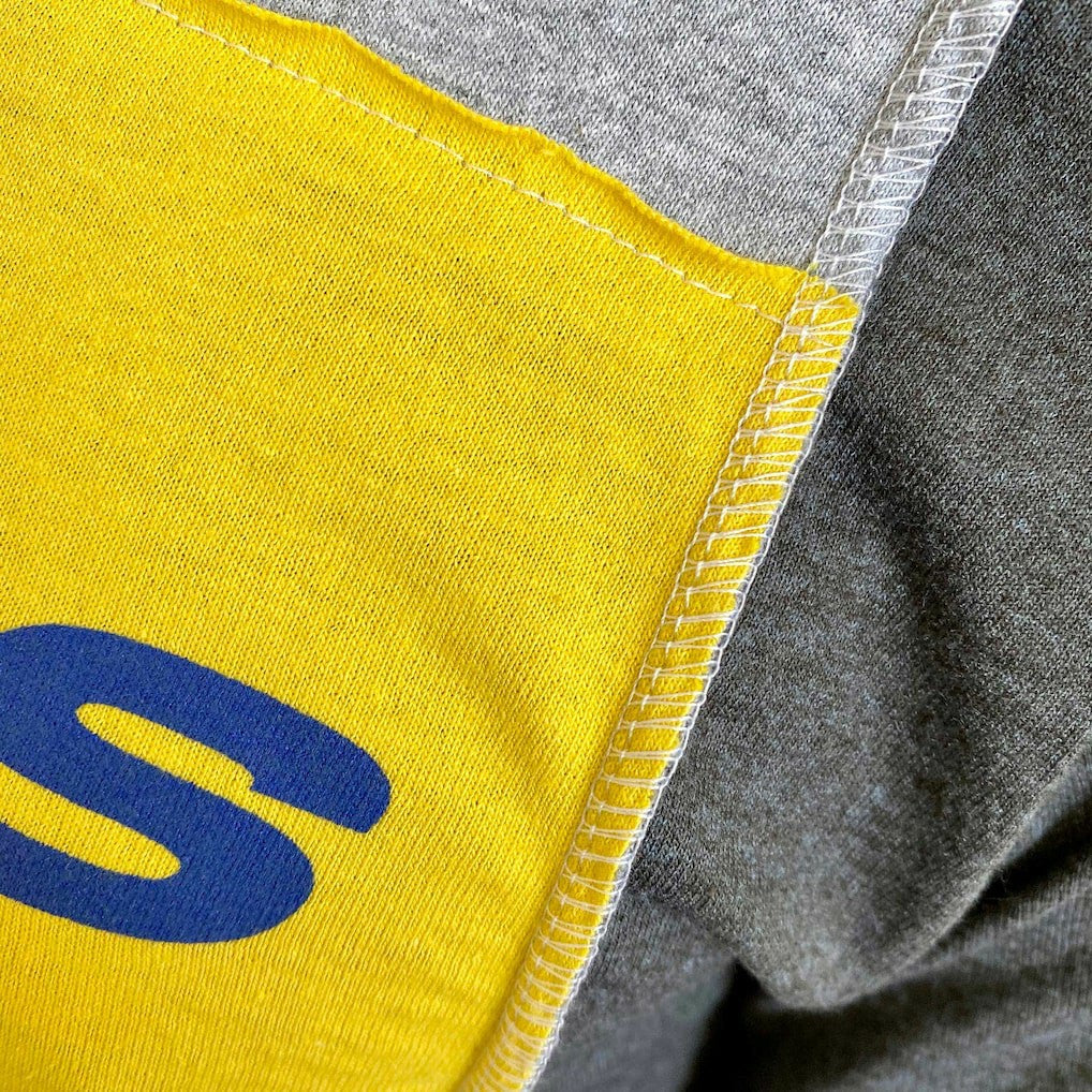 Los Angeles Rams Refried Apparel Sustainable Split T-Shirt Heather Gray - NFL