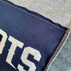 New England Patriots Refried Apparel Sustainable Split T-Shirt Heather Gray - NFL