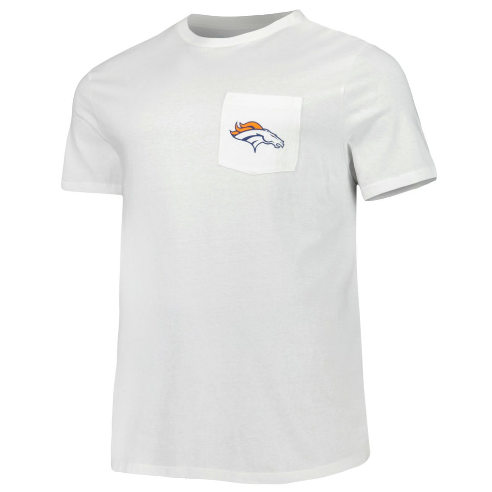 Denver Broncos Vineyard Vines Big & Tall Helmet T-Shirt White - NFL