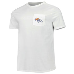 Denver Broncos Vineyard Vines Big & Tall Helmet T-Shirt White - NFL
