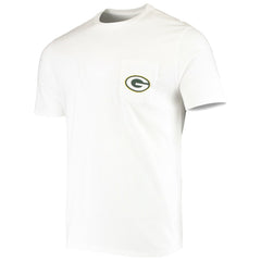 Green Bay Packers Vineyard Vines Big & Tall Helmet T-Shirt White - NFL