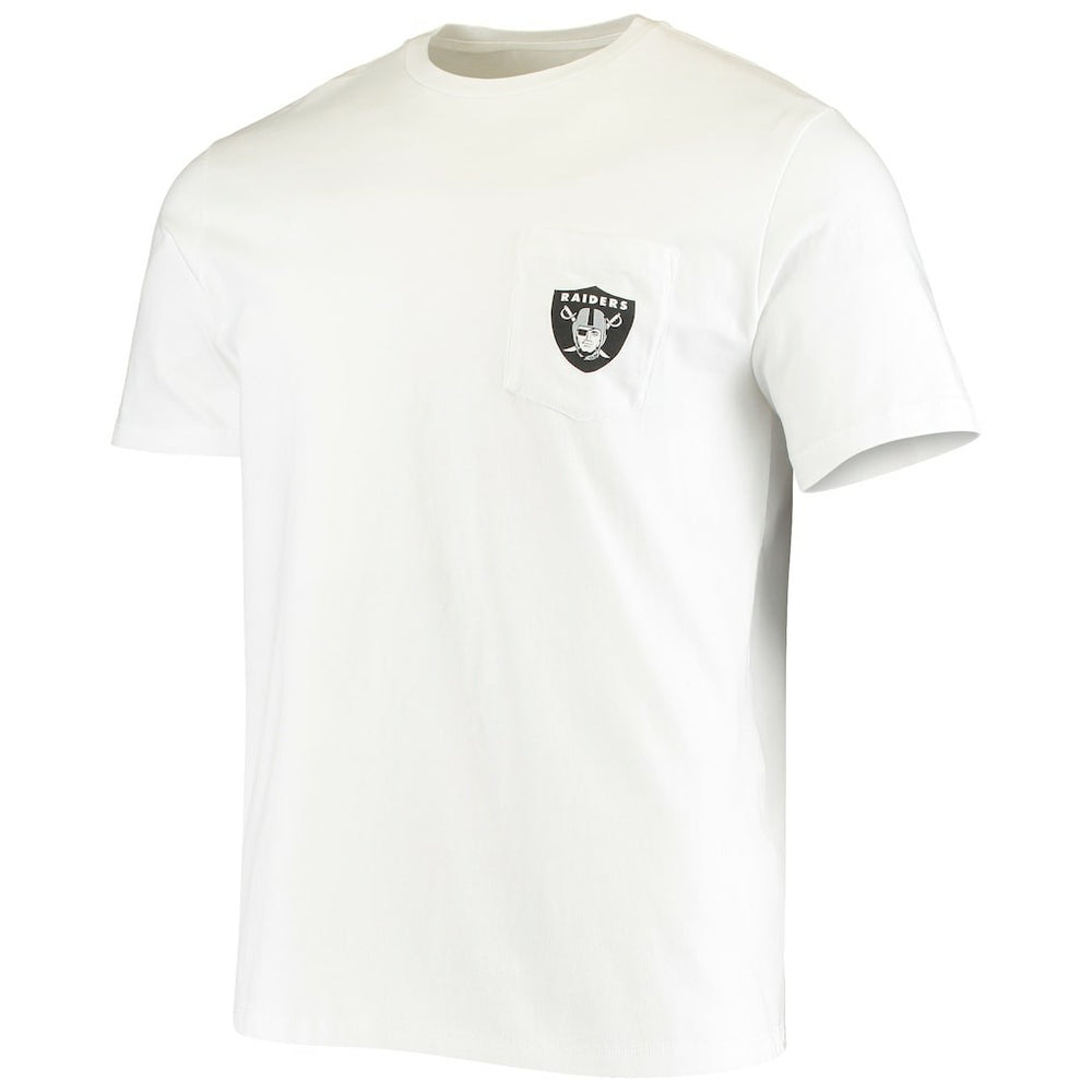 Las Vegas Raiders Vineyard Vines Big & Tall Helmet T-Shirt White - NFL